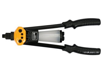 VOREL Заклепочник важільний 2-ручний для нітів зі сталі, алюм Ø= 2,4; 3,2; 4,0; 4,8; 6,4 мм, l=310мм