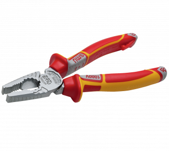 NWS Плоскогубці комбіновані силові CombiMax : L= 165 мм. ізольовані ручки VDE до 1000V // 109-49-VDE