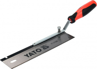 YATO Ножівка з переставним руків'ям YATO : L= 410/250х 60 мм, 12 зубів/1", полот t= 0.6мм  | YT-3129