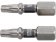 Насадка викруткова YATO TORX T20 х 25 мм. HEX 1/4", покрита нікелем, 2 шт.[10]