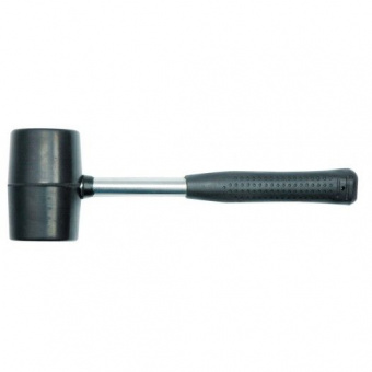 VOREL Молоток гумовий з металевою ручкою, Ø=76 мм, m=900 г  | 33907