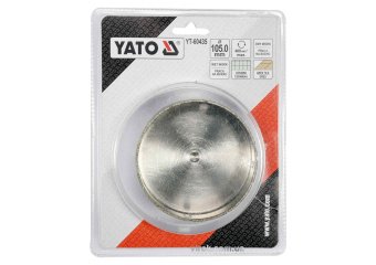 YATO Свердло по гресу і кераміці YATO, Ø= 105 мм, при сухому і мокрому режимах  | YT-60435
