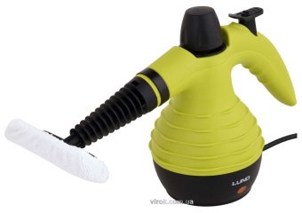 LUND Пароочисник мережевий : 1 кВт, ємність- 350 мл, макс. t= 110 °С, 10 насадок  | 67200