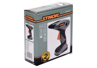 STHOR Пістолет клейовий акумуляторний , Li-Ion 1,3 Агод, 7.2 В, 25 Вт, для стержнів Ø= 7,2 мм  | 781