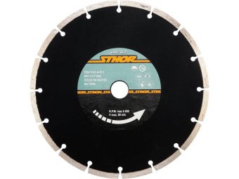 Диск відрізний алмазний сегментний STHOR : Ø= 230 мм, t-2,4 х h- 7 мм по кам, бетоні, кераміці [10]
