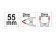 YATO Струбцина пружинна- "прищіпка", металева YATO : L= 50 мм, роб. висота/глиб.- 20/20 мм  | YT-642