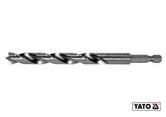 YATO Свердло по дереву YATO : Ø10 x 100/60 мм, хвостовик- HEX 1/4", HSS 4241  | YT-33866