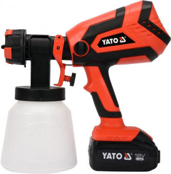 YATO Краскопульт аккумуляторный 18В 4Ач YATO YT-82765