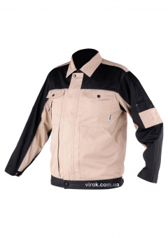 YATO Куртка робоча DOHAR, розм. XL; 65%- поліестер, 35%- бавовна (DW) | YT-80438