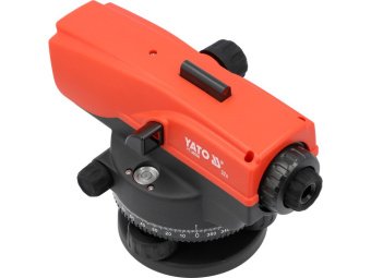 Нівелір оптичний авто-налашт YATO об'єктив Ø= 38мм, кратніс- 32Х, радіус дії- 1-55м, точніс- 1мм/30м