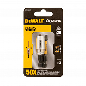 Набір біт і насадок DeWALT "IMPACT TORSION", ударні, T20, L = 57 мм, 2 шт + магнітний тримач шурупів