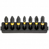 Касета з бітами DeWALT FlexTorq, L = 25 мм, Рh1, Рh2 - 2 шт, Pz1, Pz2 - 2 шт, Pz3