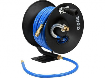 YATO Шланг пневматичний ПВХ на бобіні YATO з швидкоз'єдн. наконеч-ми; Ø=10мм, макс. тиск 20Bar, l=15