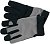 YATO Рукавиці робочі чорно-сірі YATO : для сенсорних екранів, штучна шкіра+бавовняний трикотаж, розм