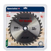 Specialist+ 51/1-20032 Диск відрізний по дереву 200x32Tx30/20/16