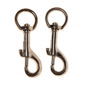 Карабин с вертлюгом 20 х 82 мм никель