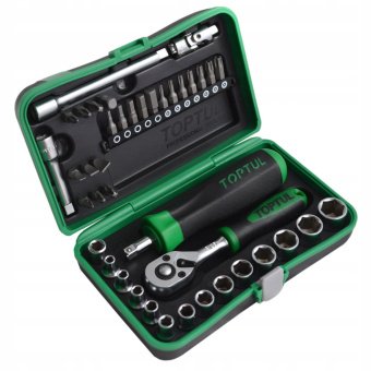 Профессиональный набор инструмента TOPTUL 1/4" 41ед. GADW4101