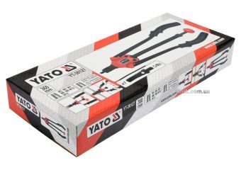 YATO Заклепочник дворучний YATO для нітогайок М3; М4; М5; М6; М8; М10; М12; l=360 мм  | YT-36127