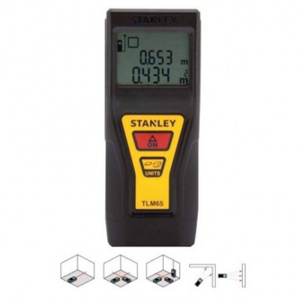 STANLEY STHT1-77354 Измеритель расстояния лазерный TLM65 (р/д 0,1-25м +3мм)