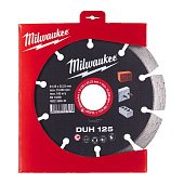 MILWAUKEE Алмазный диск DUH 125 для твердого бетона, бетонных блоков и камня | 4932479464