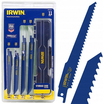 IRWIN Набор сабельных полотен из 11 шт., для дерева и металла, | IW1016915