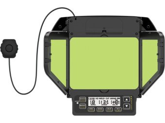 Маска електрозварювальника YATO TRUE COLOR з автозатемнюв фільтром 117х 156х 9,4мм, вічко- 108х82 мм