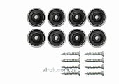 VOREL Прокладки пластикові на шуруп. 20 мм. Набір 8шт  | 74940