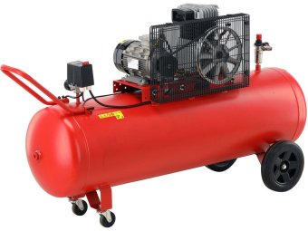 Компресор мережевий YATO 380 В, 2,2 кВт, тиск ≤ 10 Bar,  под. повітря- 400 л/хв, ресивер- 200 л [1]