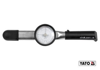 YATO Ключ динамометричний YATO : квадрат 1/4", F= 1- 10 Нм зі стрілочно циферблатною шкалою  | YT-07