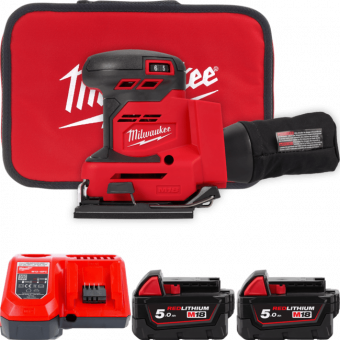 MILWAUKEE Шлифмашина вибрационная аккумуляторная M18 BQSS-502B | 4933479967