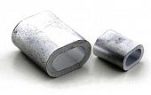 Зажим для троса 2 мм. алюминиевый DIN 3093