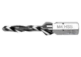 YATO Свердло-мітчик YATO М4 х 0.7 мм, HSS М2, HEX-1/4", l= 39/6 мм  | YT-44841