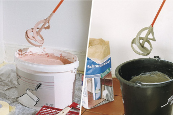 Wolfcraft миксер для красок и строительных растворов Ø 60 x 400 // 1704099