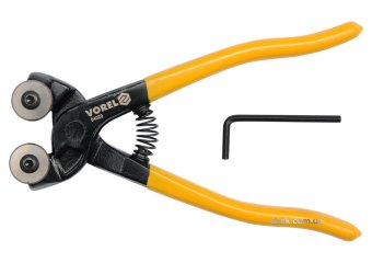 VOREL Кусачки для керамічної плитки дискові : L= 200 мм, 2 дискові різці  | 04020