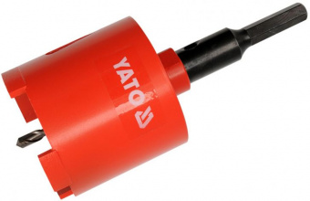 YATO Свердло-коронка алмазне YATO : Ø= 68 мм, з напрямним свердлом, шестигранний хвостовик  | YT-604