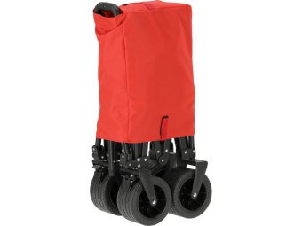 Візок присадибний розкладний на 4 колесах YATO з поворот дишлом,ємність- 82х 44х 28см, навант 100кг