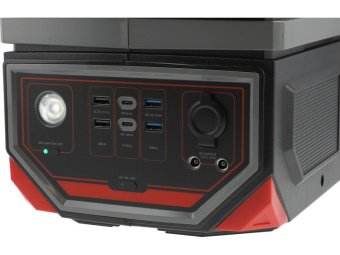 Портативна станція YATO 917 ВтГод, вихід- 1,2 кВт, порти: 230V AC / USB