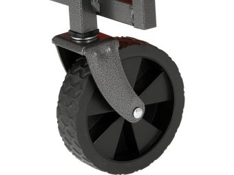 Візок присадибний розкладний на 4 колесах FLO з поворот важілем, ємність- 68х 39х 26см, навант- 70кг