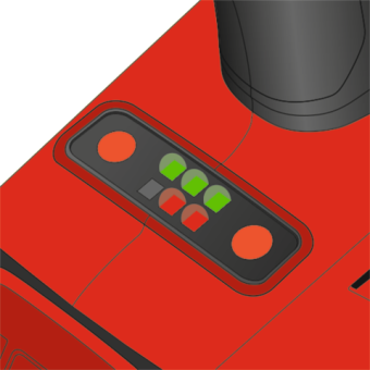 Безщітковий ударний шуруповерт YATO 18 В Li-Ion 4 АхГод; КМ= 230 Nm, до 6-гран. тримачів- 1/4" [6]