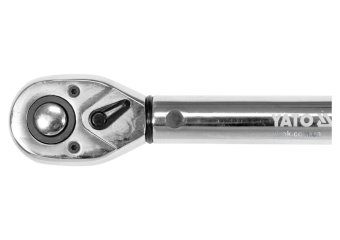 YATO Ключ динамометричний YATO : квадрат 1/2", F= 10- 60 Нм, L= 378-400 мм  | YT-07611