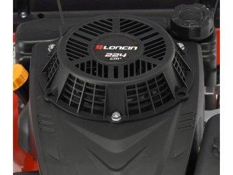 Газонокосарка бензинова YATO з приводом: 4,5кВт, ширина різання: Ø= 56 см, травозбірник- 62л