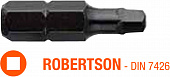 USH Насадка викруткова Industry Robertson R3 x 25 мм, Уп. 5 шт. | UUSE0012029
