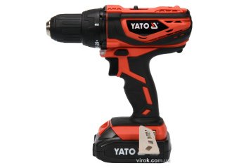 YATO Шуруповерт-дриль акумуляторний YATO : 18V, Li-Ion, 2 Агод, KM- 40 Нм, патрон Ø≤13 мм  | YT-8278
