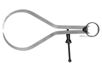 YATO Кронциркуль для зовнішніх вимірів YATO : l= 150 мм, з гвинтовим фіксатор і на пружині  | YT-721