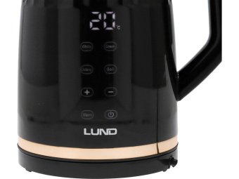 Електрочайник з термостатом з нержавіючої сталі і поліпроп LUND 1,7л, 2200 Вт, живл від мережі 230 В