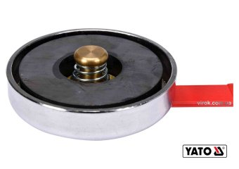 YATO Затискач маси для зварювання магнітний YATO: Ø= 85 мм, сила тяжіння- 7 кг, для струму- 500 А  |