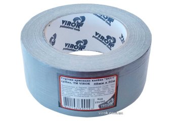 VIROK Стрічка армована "DUCT" 48 мм х 10 м. срібна | 23V310