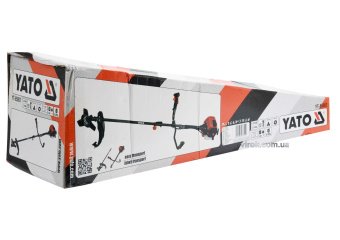 YATO Бензокосарка YATO: 42,7 см³, 1,25кВт, обрізна зона: жилкою Ø= 430мм, диском Ø= 255мм, 0,85л  | 