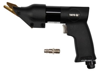 YATO Ножиці пневматичні кутові YATO по листовому металу t≤ 1.4 мм, при тиску- 0,63 MPa, 141 л/хв  | 