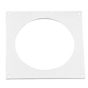 60-440 Накладка торцева,  пласт., повітровод D 100 мм, 150х150 мм (10НКП)  | Эра